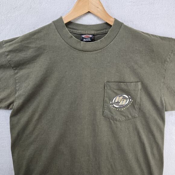 Vintage Harley Davidson Shirt Large Venture Eagle Single Stitch USA Made - Picture 3 of 14